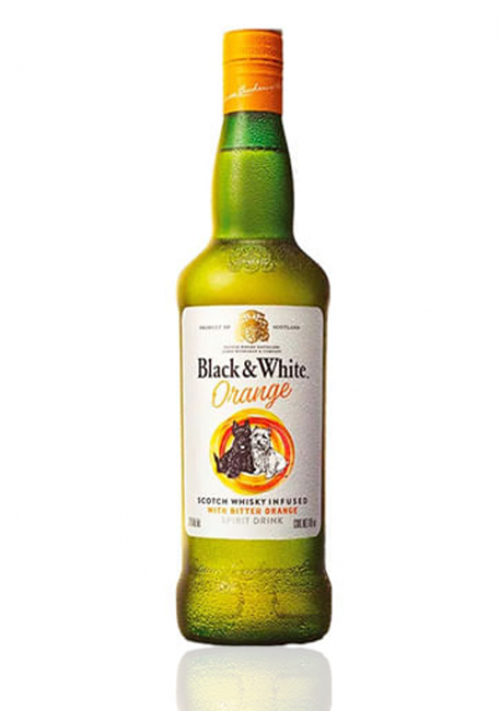 Whisky Black And White Orange 700 Ml