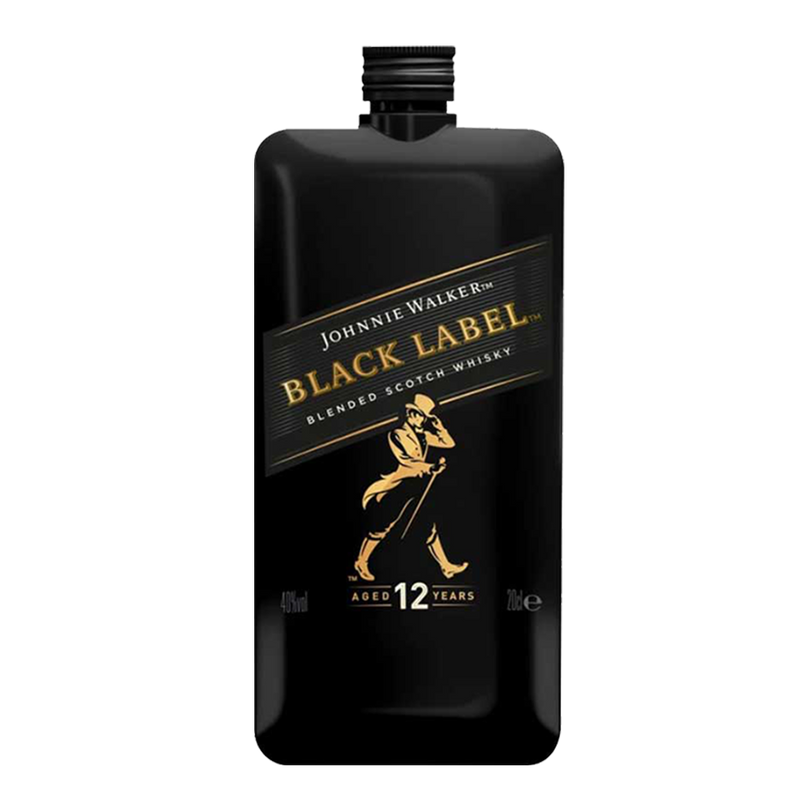 Whisky Johnnie Walker Etiqueta Negra Pocket Scoth 200 Ml