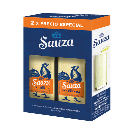 Tequila Sauza Hacienda Reposado Duo 700 Ml