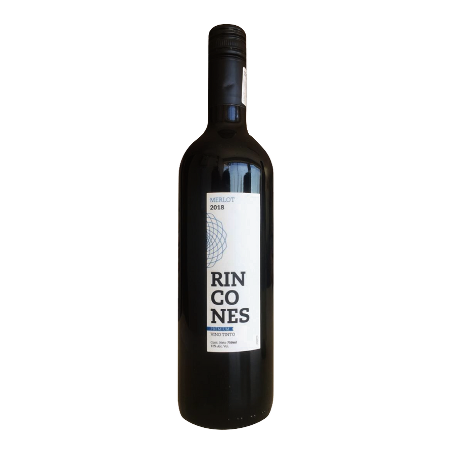 Vino Tinto Merlot Rincones Premium Montgras 750 Ml