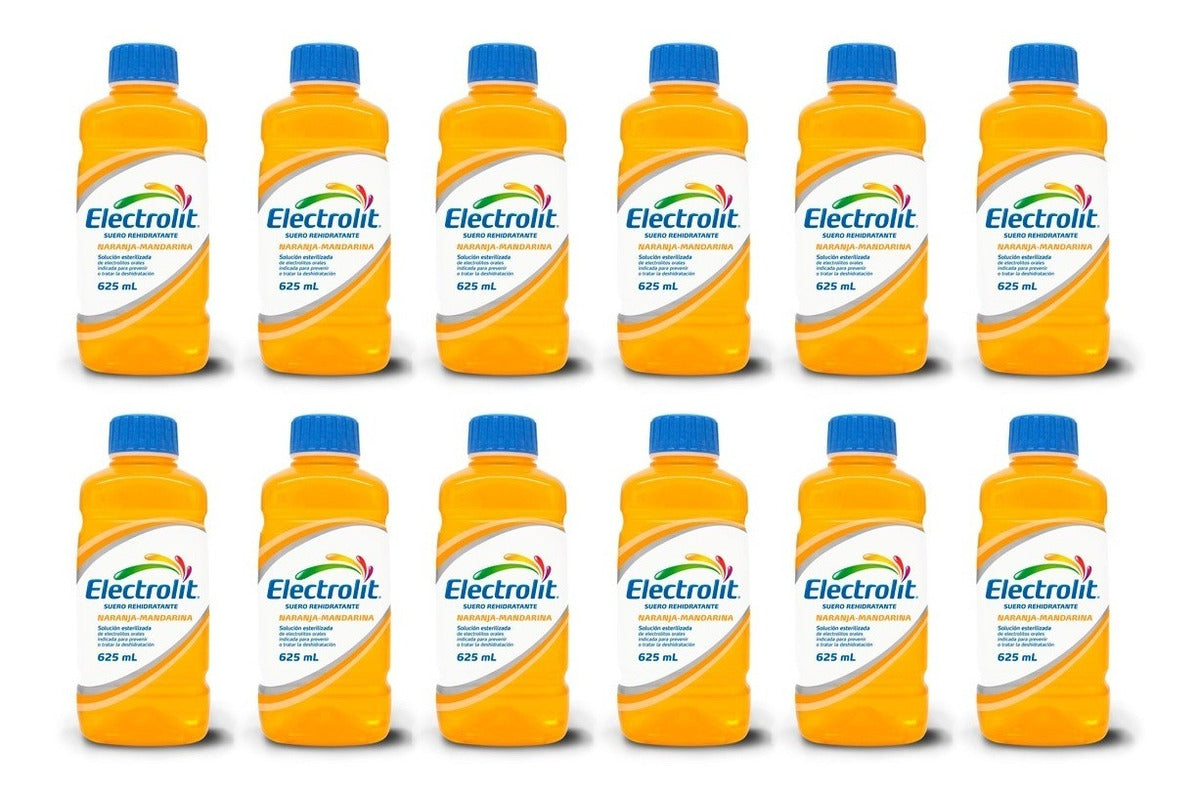 Suero Electrolit Uva Oral X 12 Unidades 625 Ml C/u