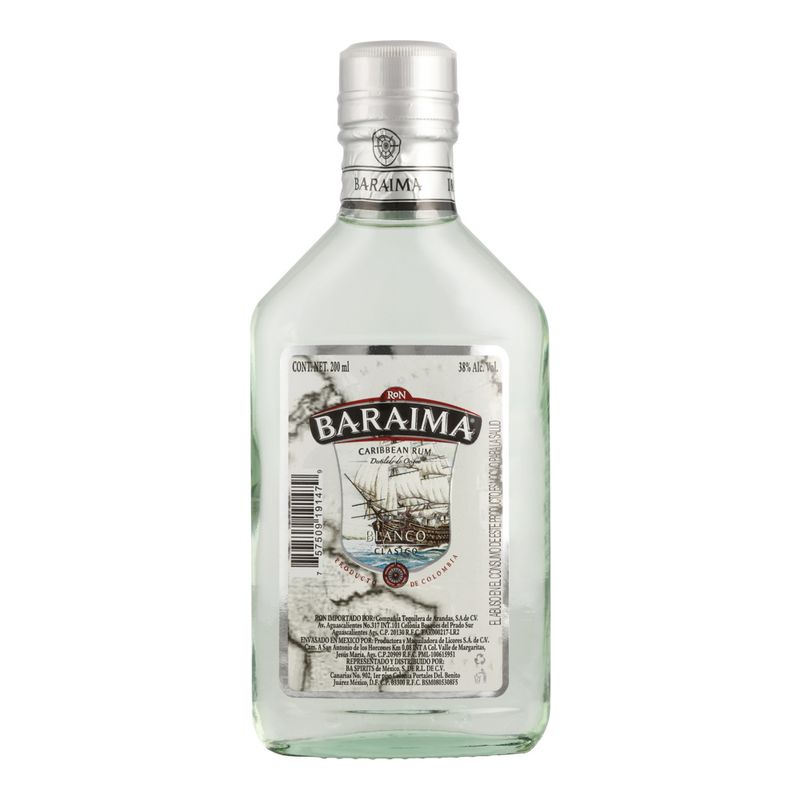 Ron Baraima Blanco 200 Ml