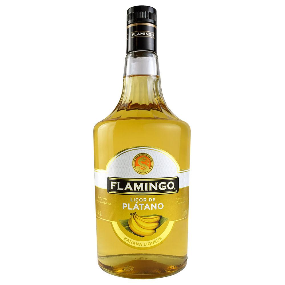 Licor Flamingo De Platano 1 L