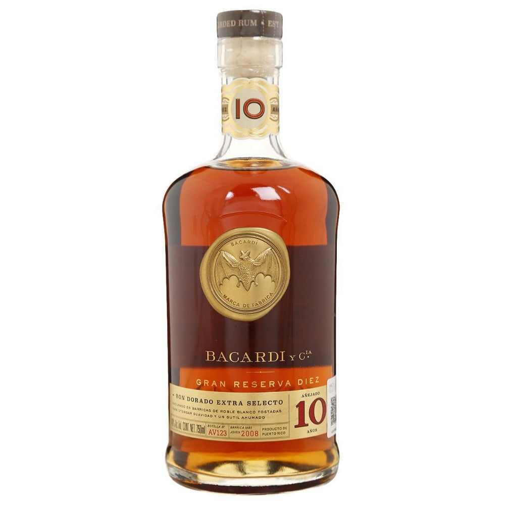 Ron Bacardi 10 Años Gran Rva 750 Ml