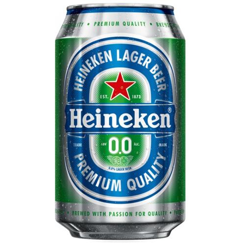 Cerveza Heineken 0.0 Alc. Lt 355 Ml