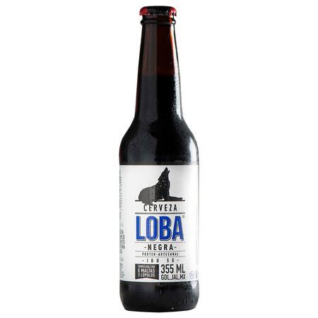 Cerveza Loba Negra Botella 355 Ml
